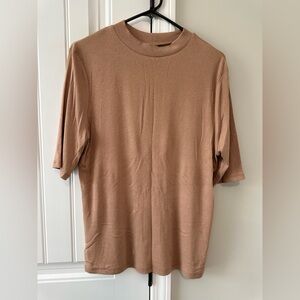 A New Day Size XL Tan Ribbed Shirt